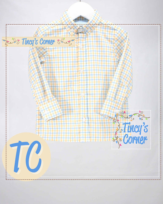 Fall Plaid Oxford Shirt