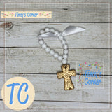Gold Leaf Bitty Blessing Beads
