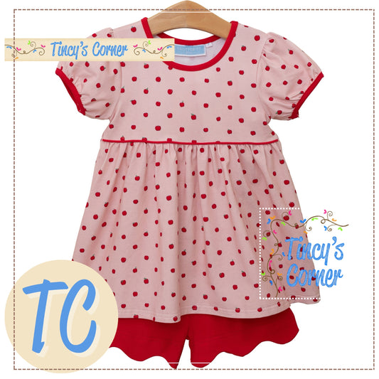 Apple Print Short Set