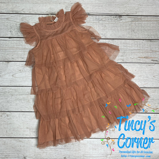 Tulle Ruffled Tiered Dress