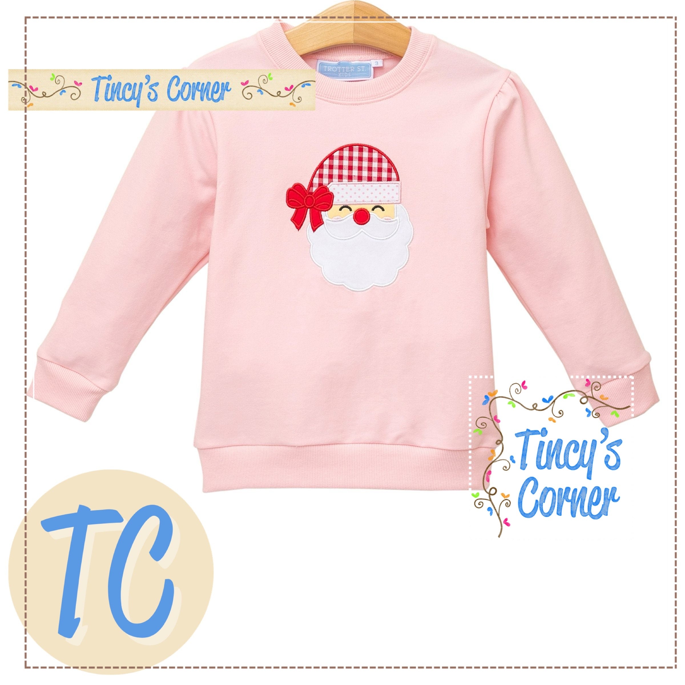 Santa Lt. Pink Pullover