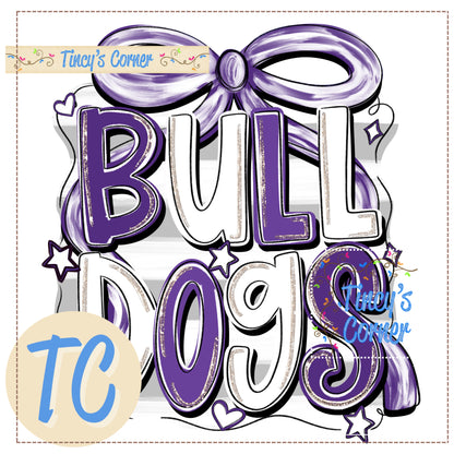 Bulldogs Bow Mascot Tee