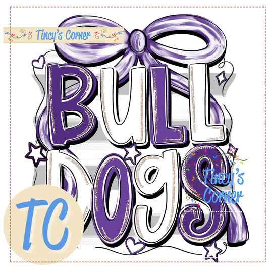 Bulldogs Bow Mascot Tee