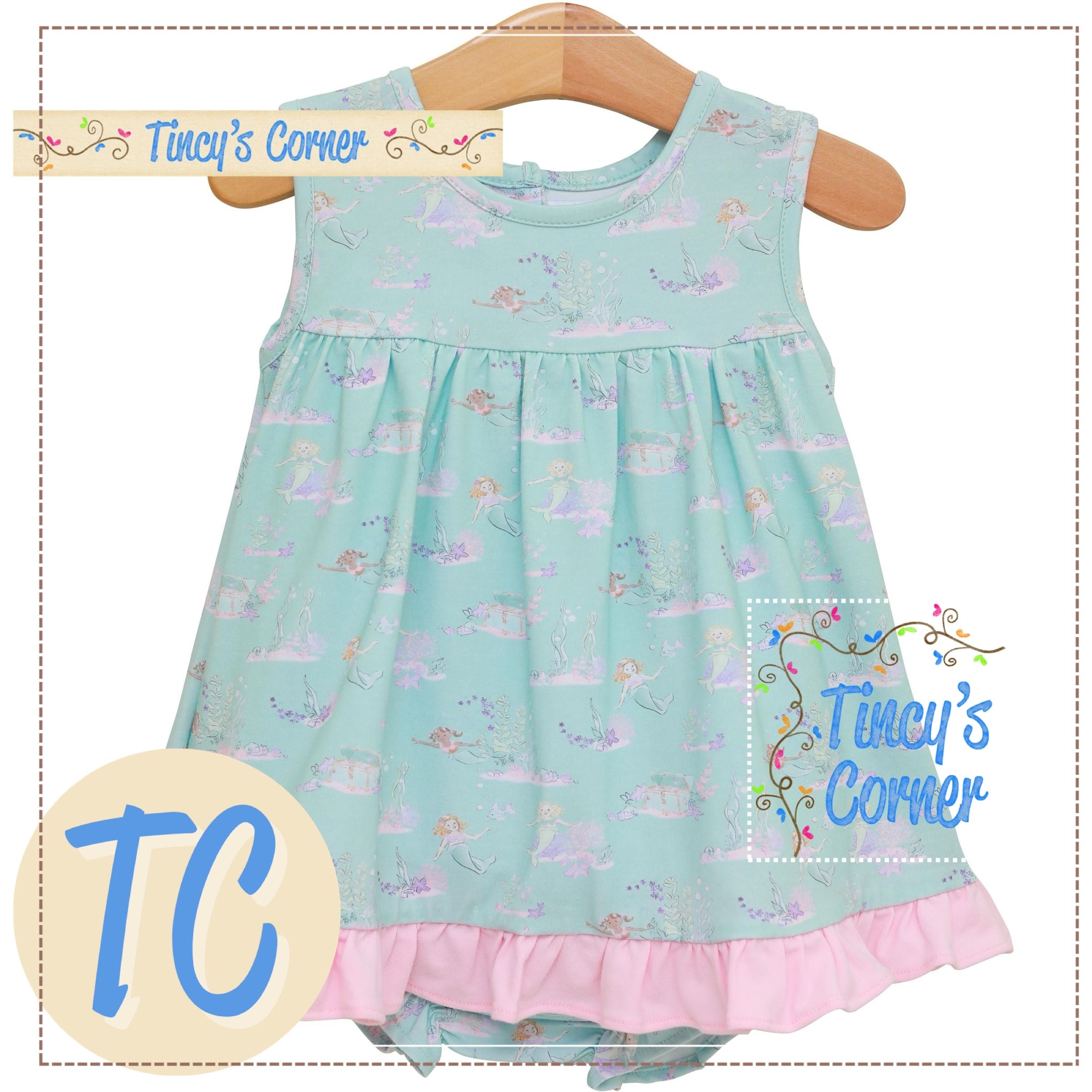 Mermaid's Tale Diaper Set