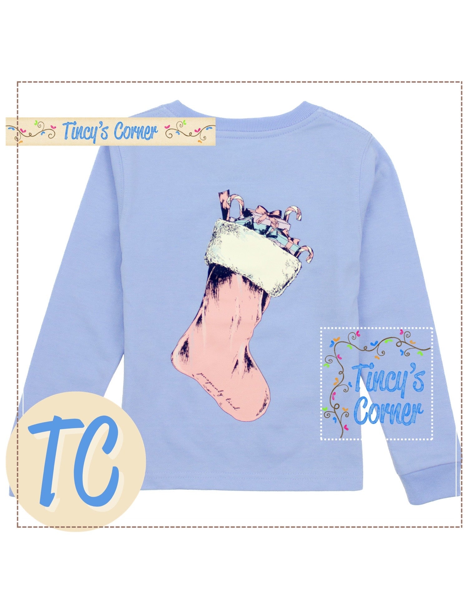 Holiday Girl PT LS T-Shirt