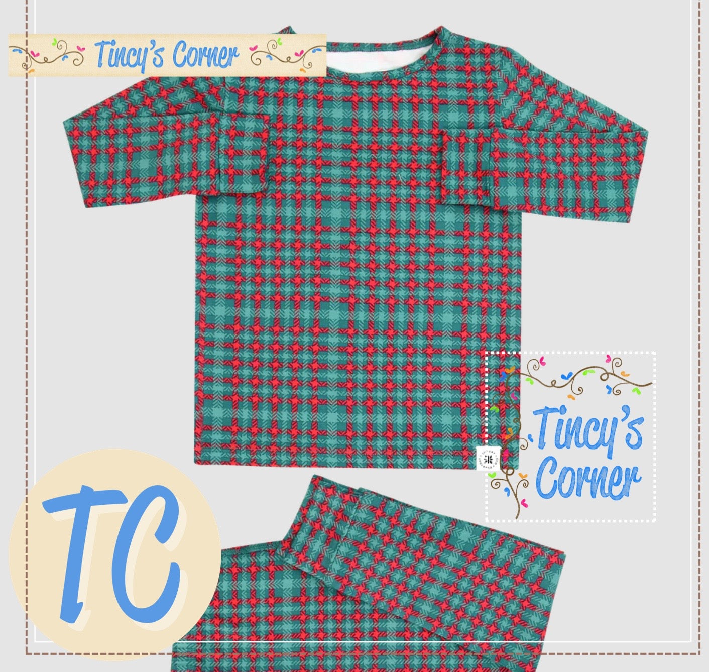 Christmas Tartan PJs