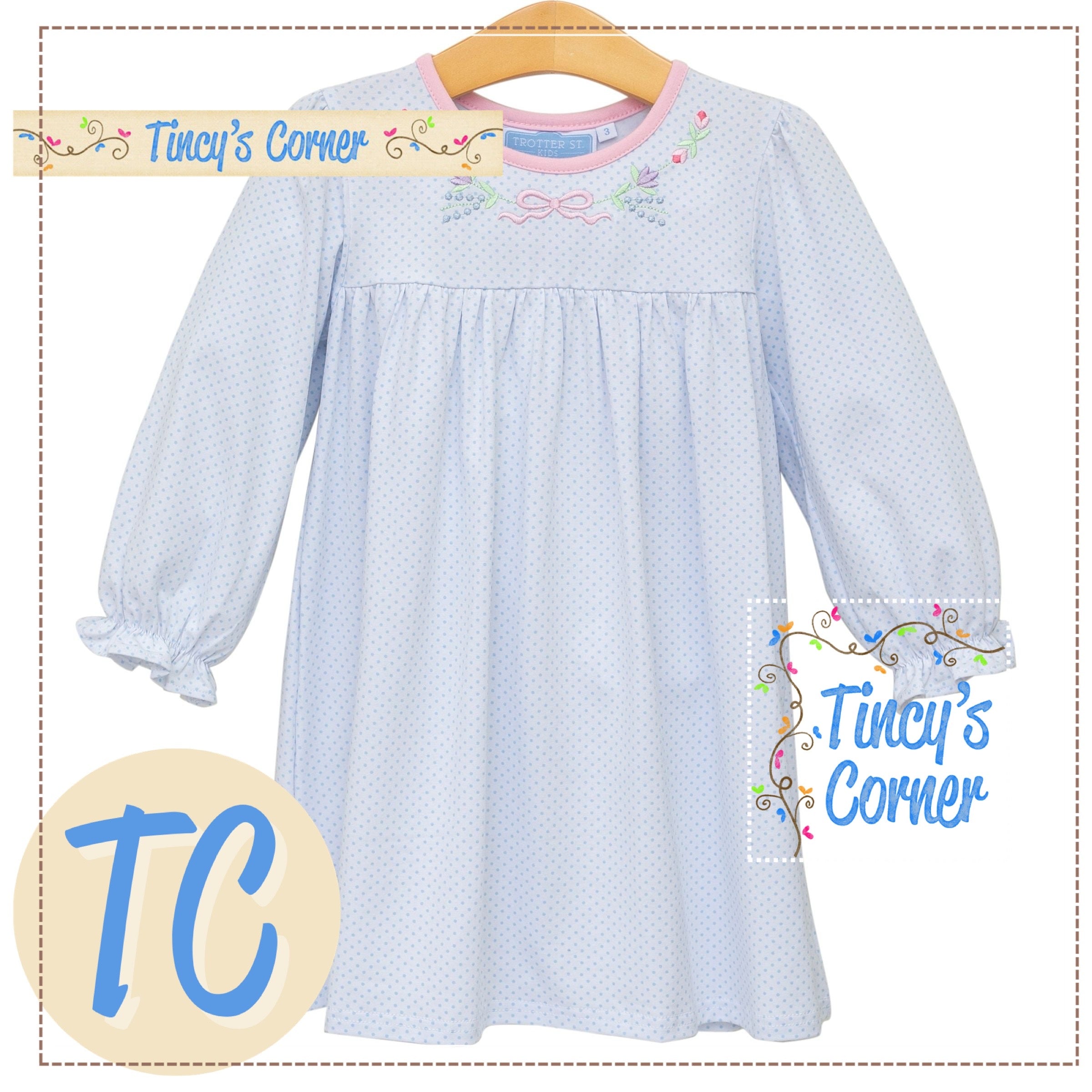 Floral Embroidery Dress