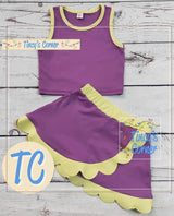 Active Scallop Skort Set