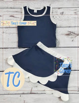 Active Scallop Skort Set