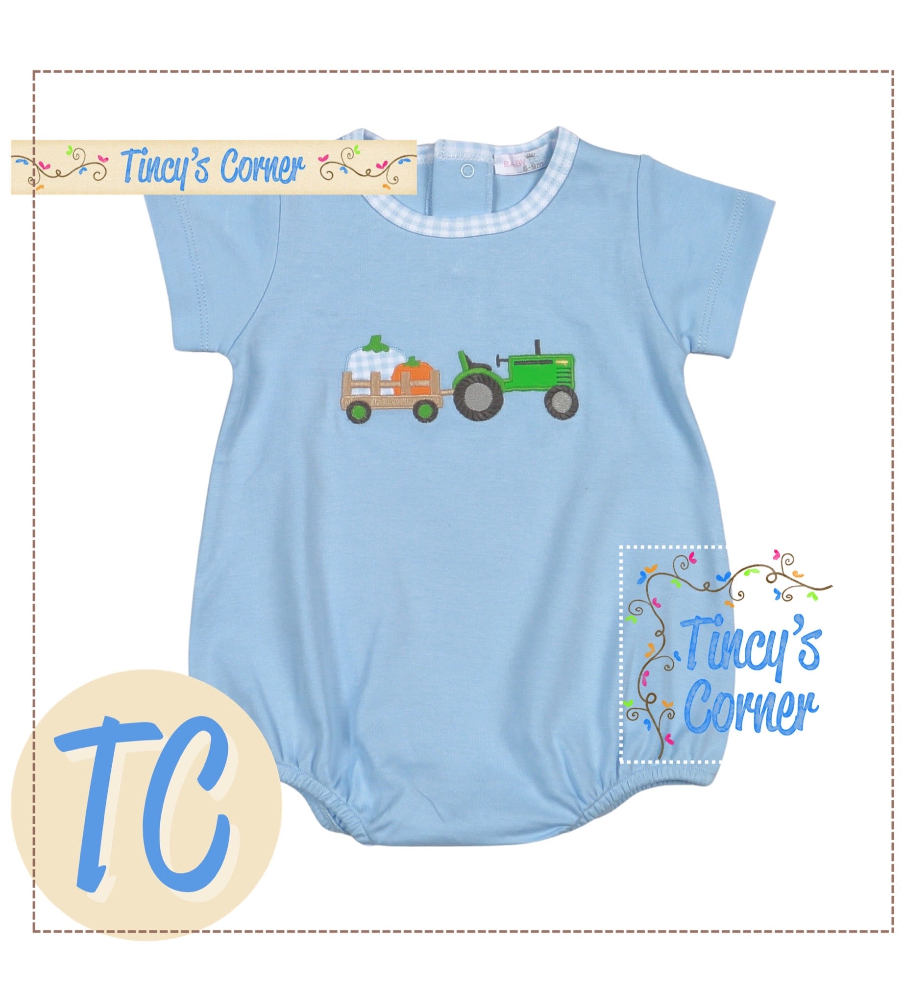 Tractors and Pumpkins Bubble