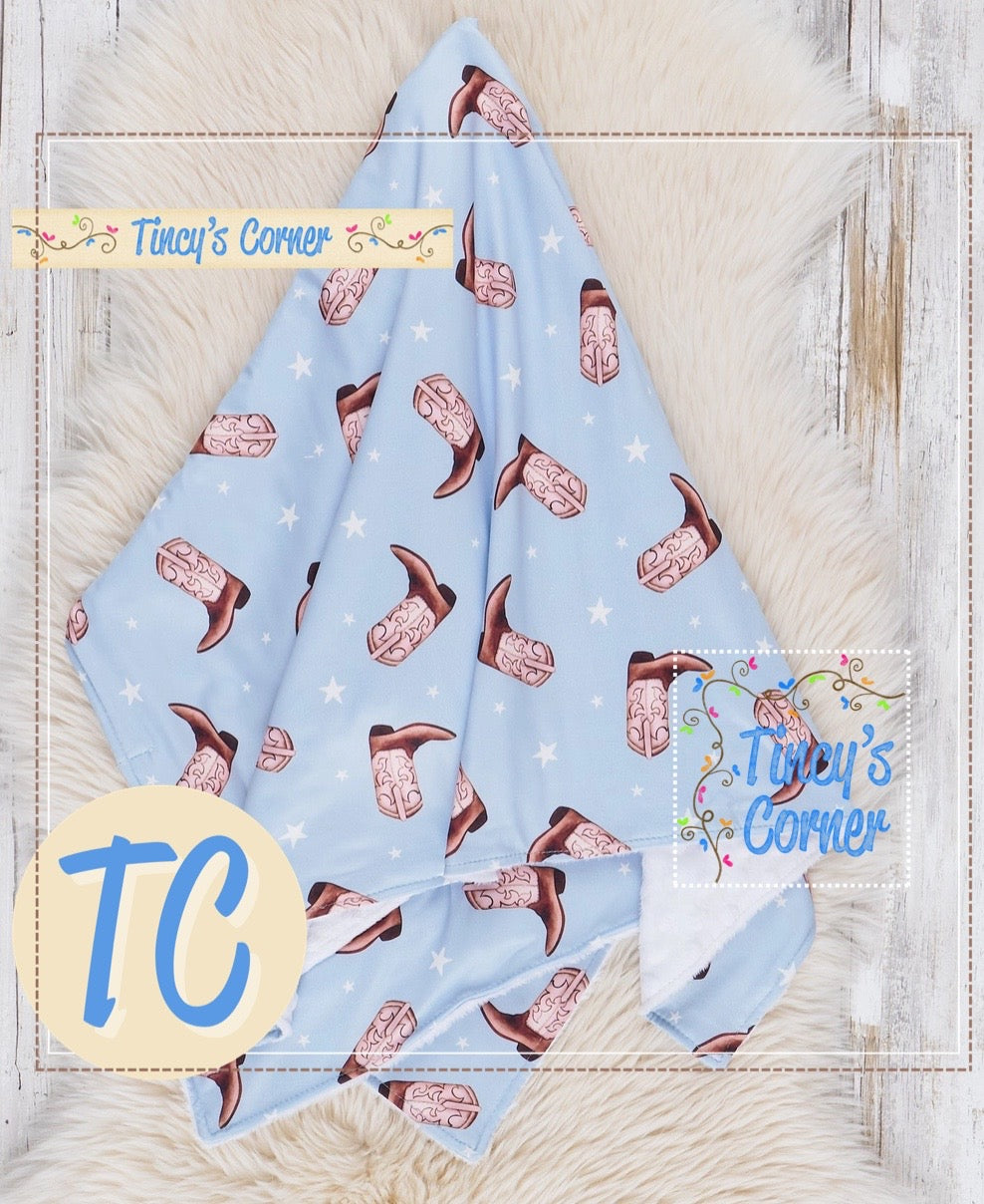 Boot Scoot Minky Blanket