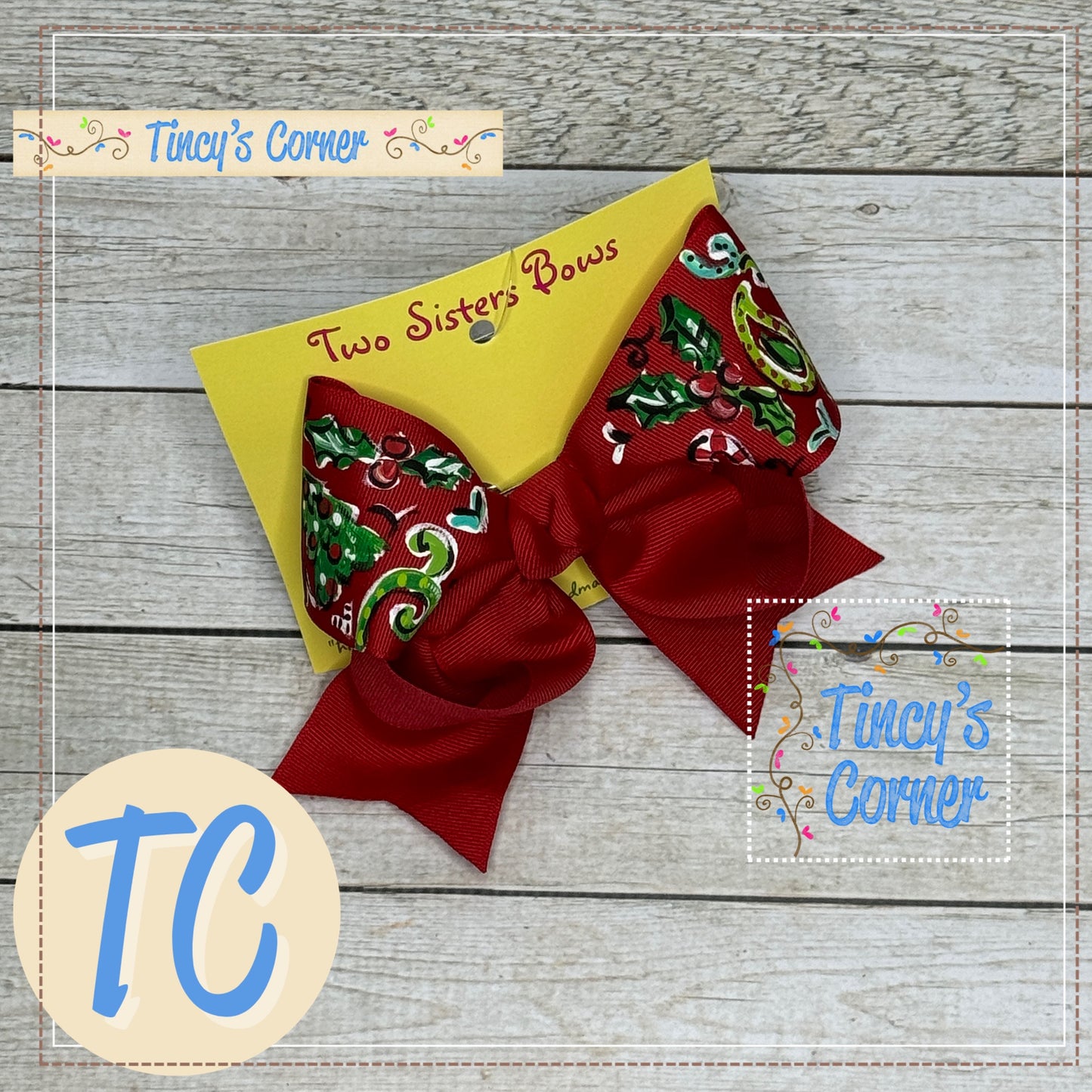 Vera Christmas Red Hair Bow