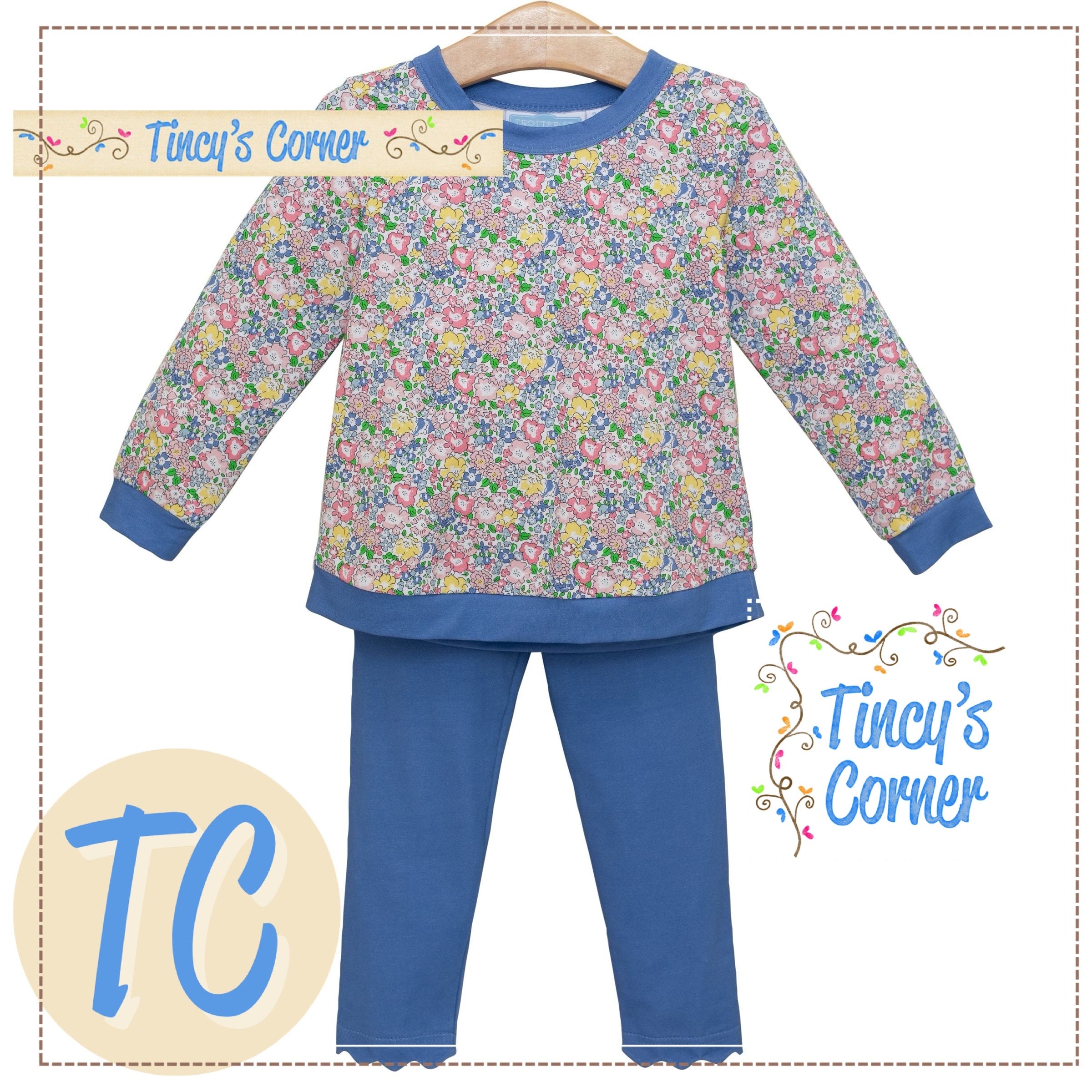 Floral Reagan Pants Set