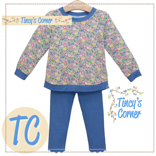 Floral Reagan Pants Set