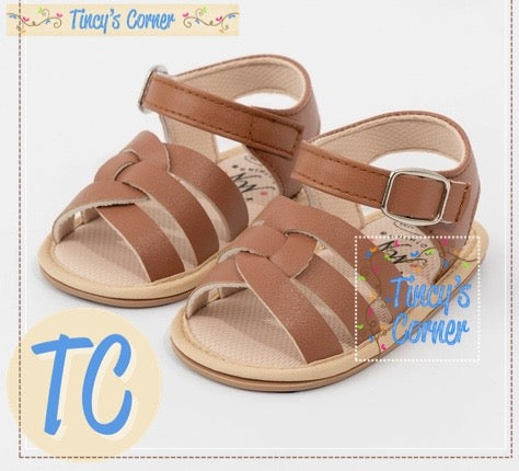 Strappy Cross Front Sandals