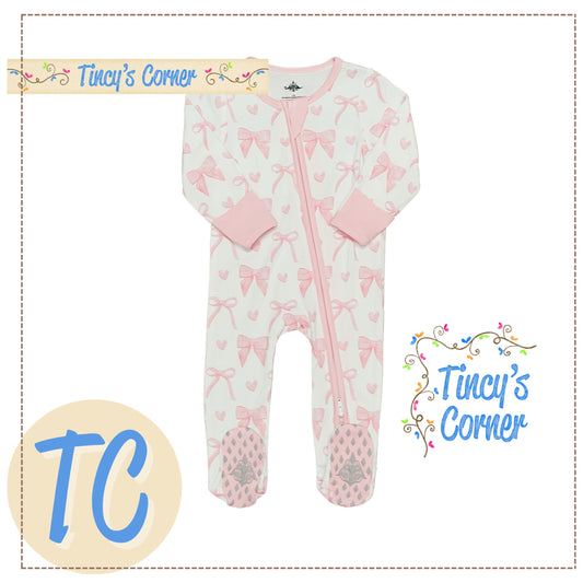 Bows Bamboo Footie