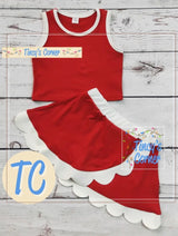 Active Scallop Skort Set