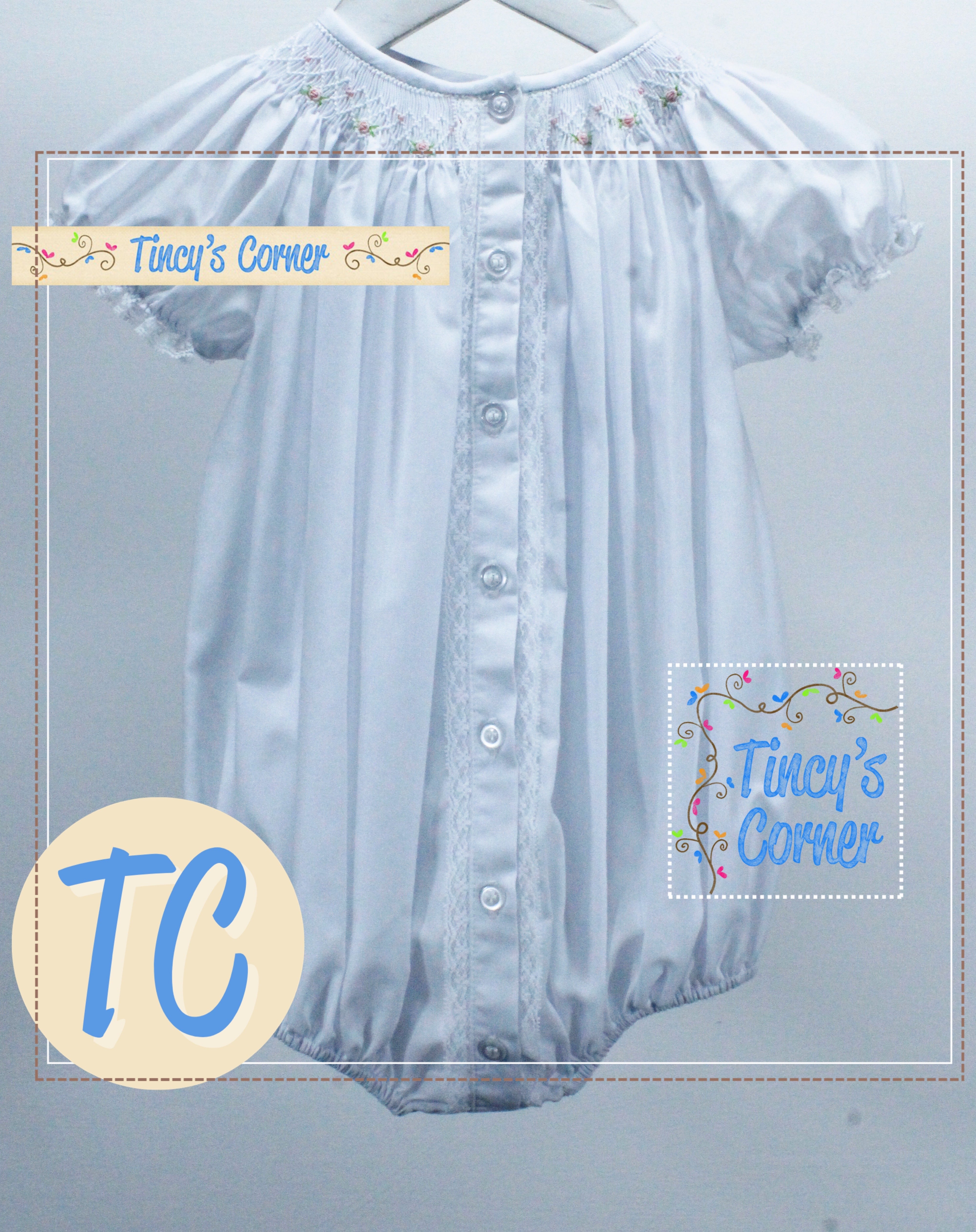 Geometric White Sophia Bubble