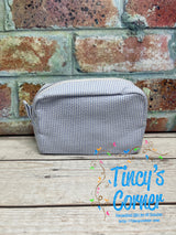 Seersucker Everything Bag
