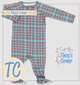 Christmas Tartan Footie
