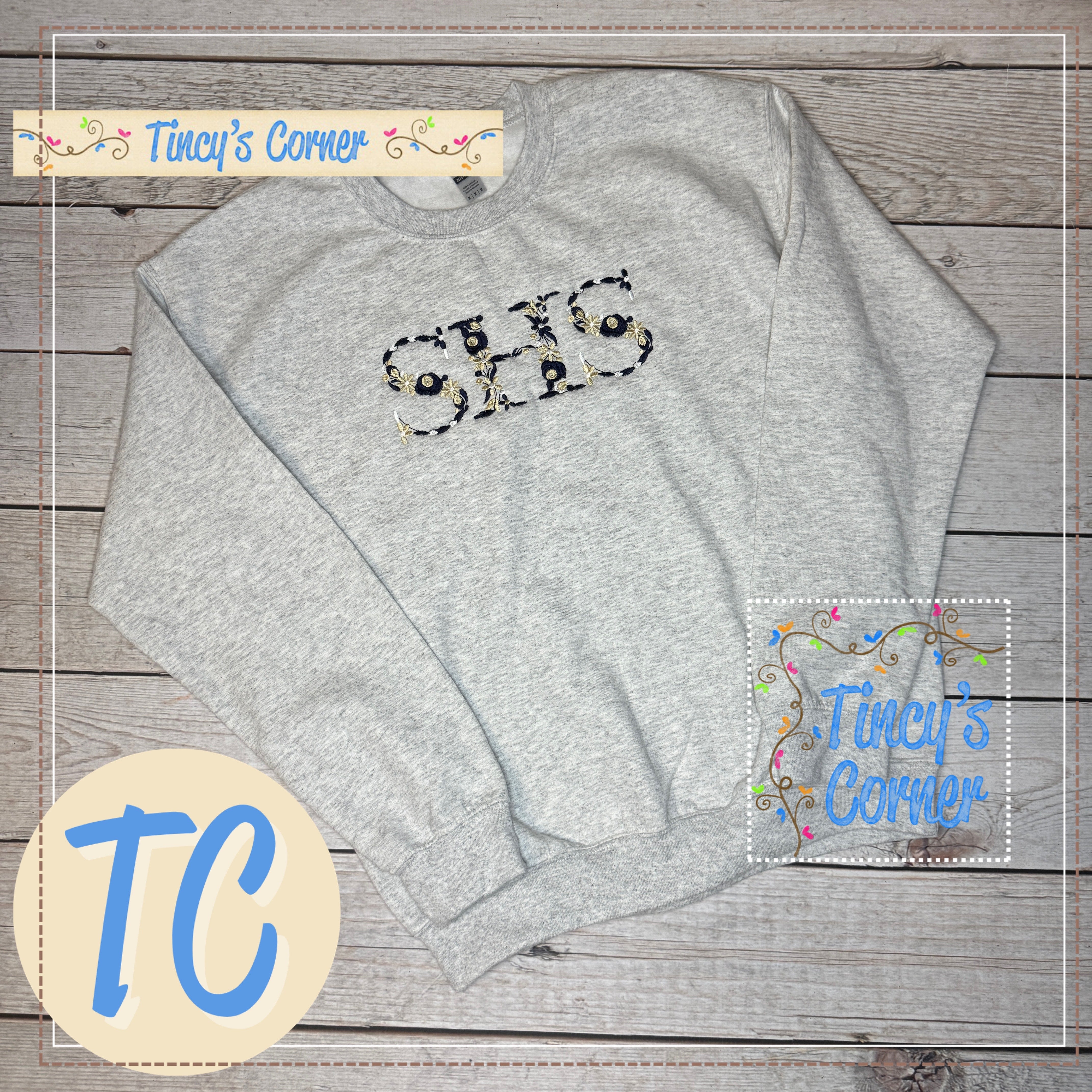 SHS Floral Sweatshirt