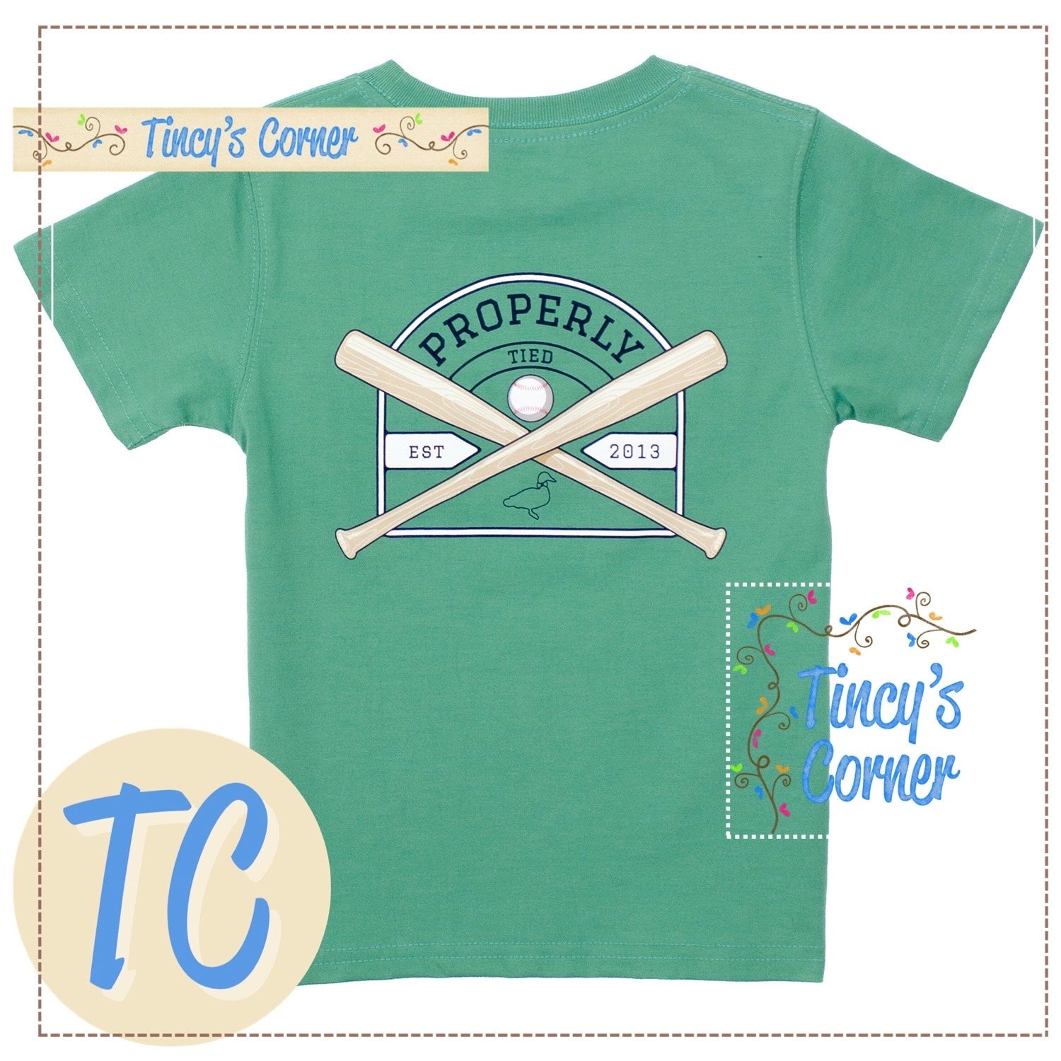 Baseball Shield GR PT T-Shirt