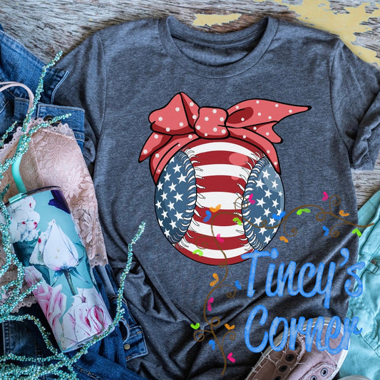 Patriotic Baseball -HH SPT