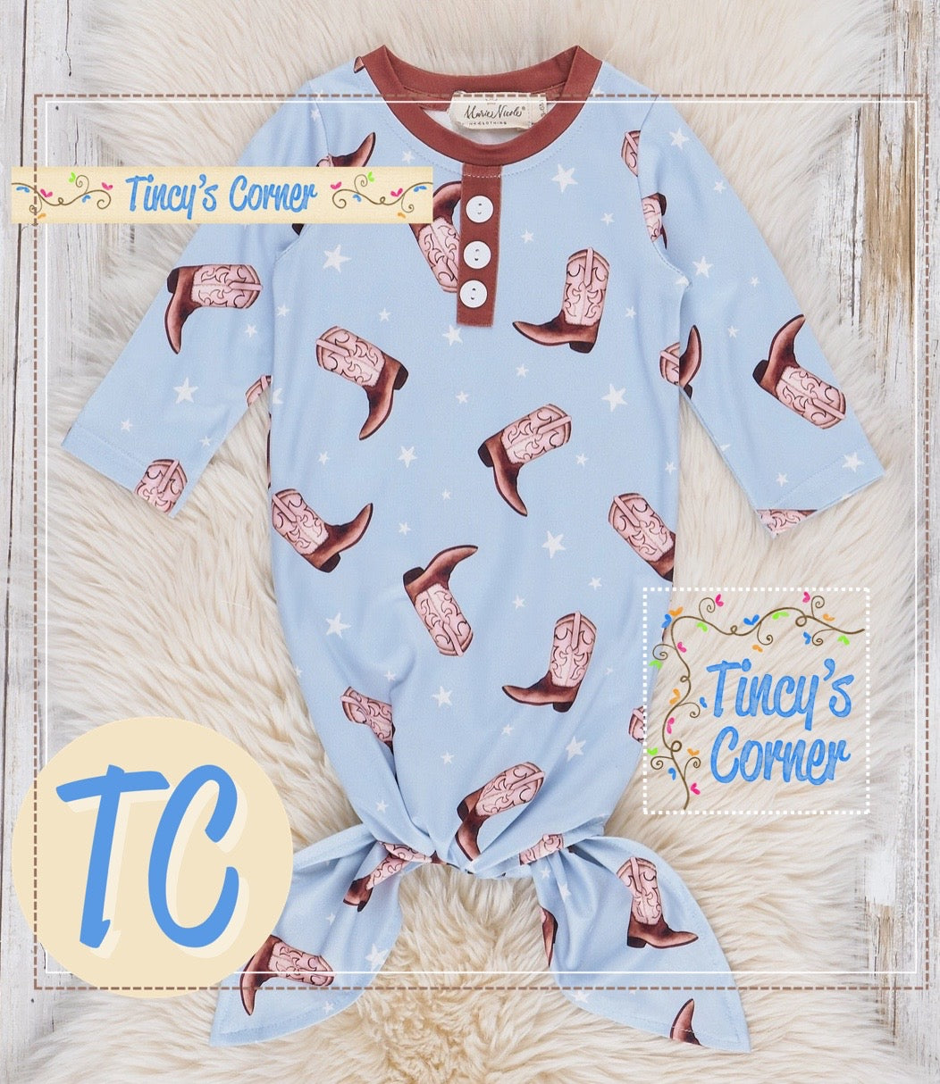 Boot Scoot Knot Gown