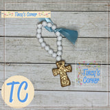 Gold Leaf Bitty Blessing Beads