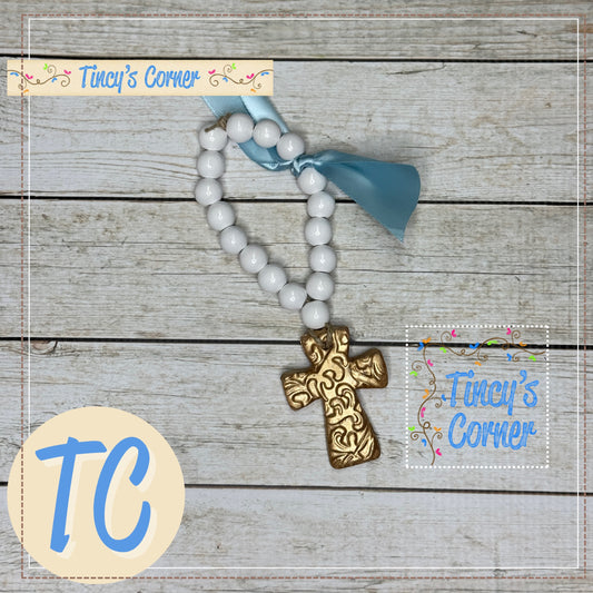 Gold Leaf Bitty Blessing Beads