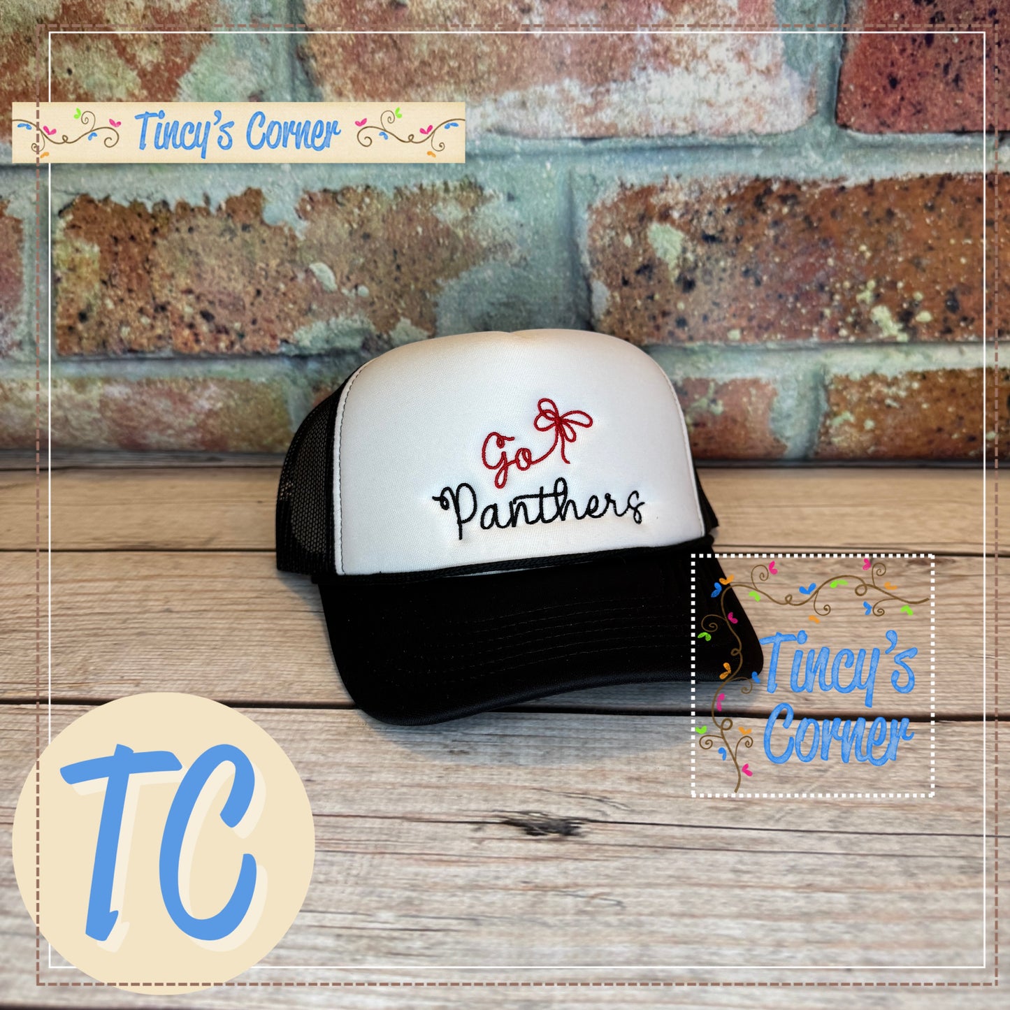 Go Panthers Foam Trucker Cap