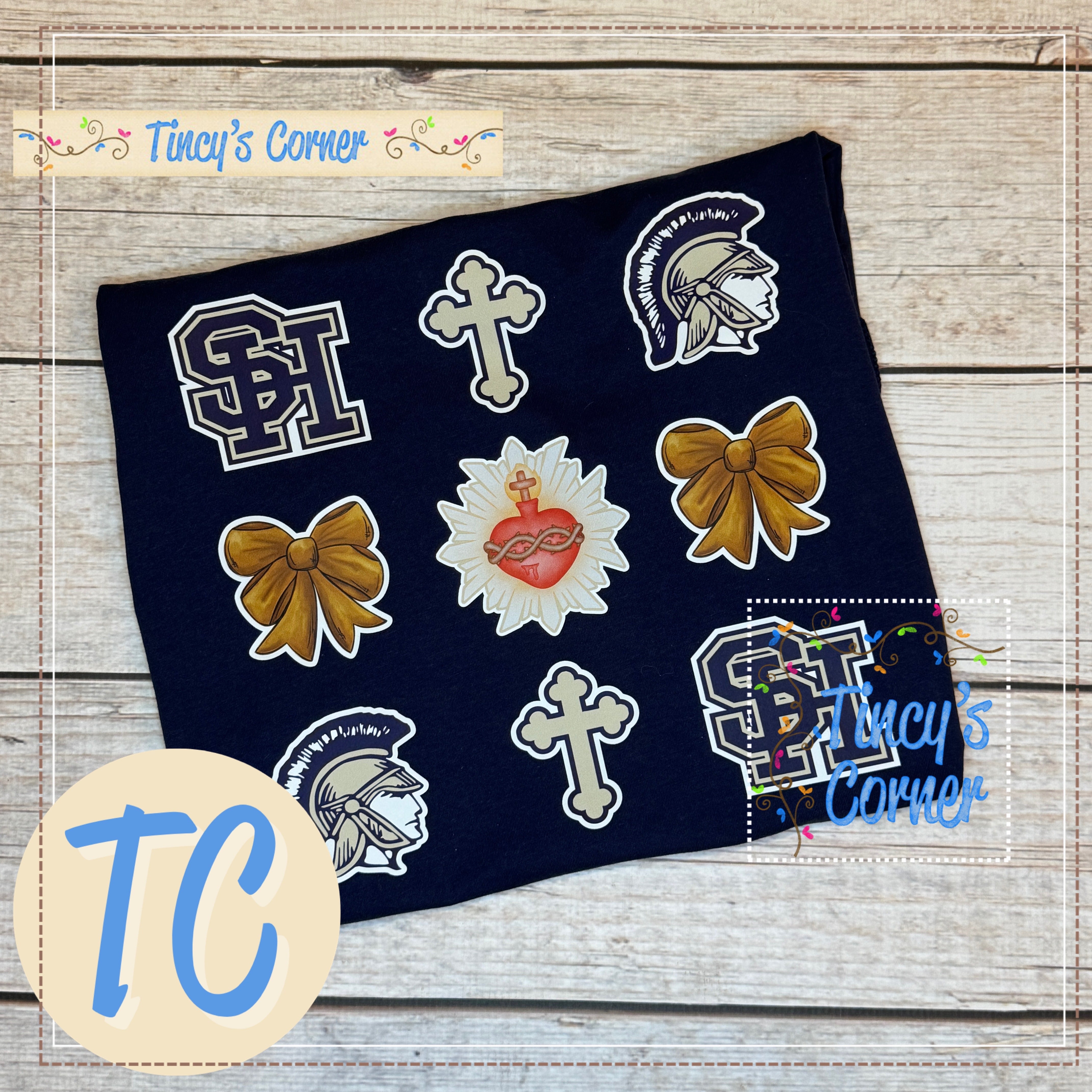 SH Trojans Coquette Tee