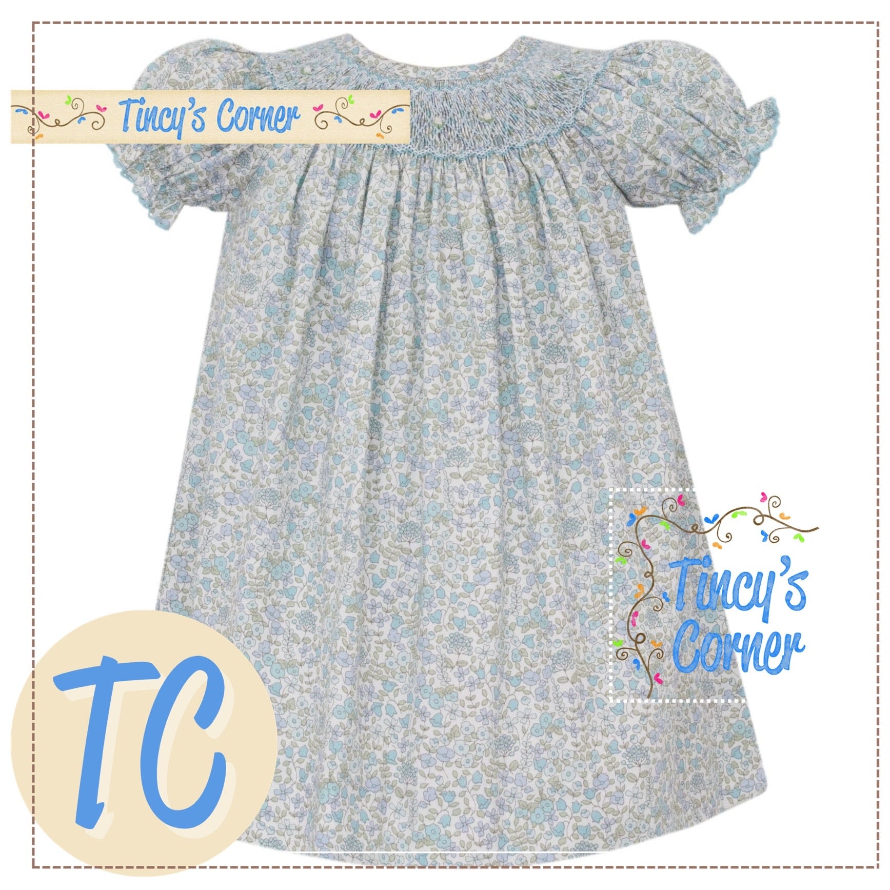 Liberty Floral Bishop Dress