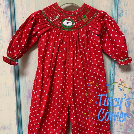 Joy Smocked Jumpsuit -114