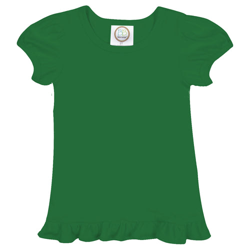 Girl's SS Ruffle T-Shirt
