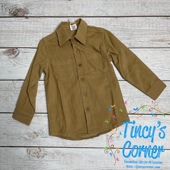 Corduroy Dress Shirt