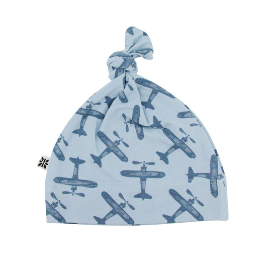 Zipper Footie w/Knot Hat