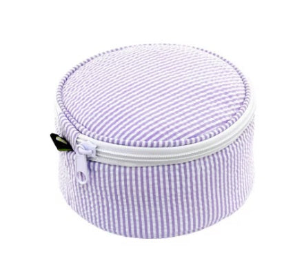 Seersucker Button Bag