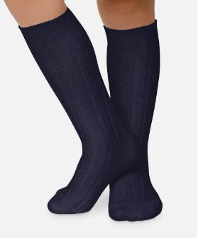 Classic Cable Knee High Socks