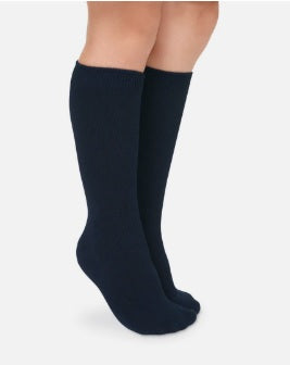 Smooth Toe Cotton Knee High Socks