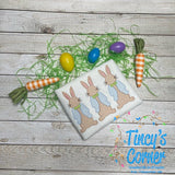 Boy Bunny Trio Embroidery T-Shirt
