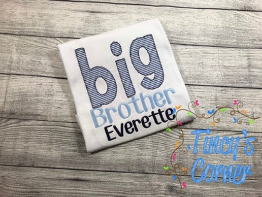 Big Brother 2 Applique T-Shirt