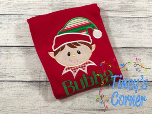 Elf Boy Applique T-Shirt