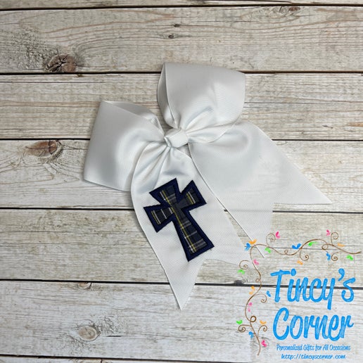 St. Edmund (Eunice Uniform Cross Hair Bow