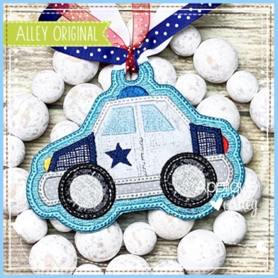 Police Car Bag Tag