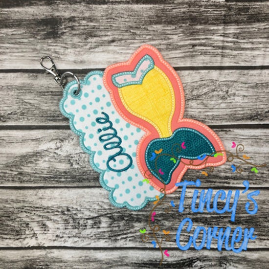 Mermaid Tail Bag Tag