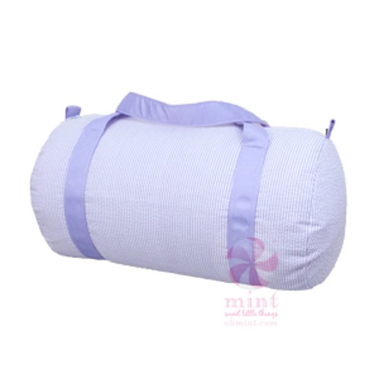 Seersucker Duffle Bag