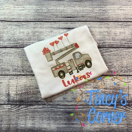 Valentine Lineman Truck T-Shirt/Sweatshirt