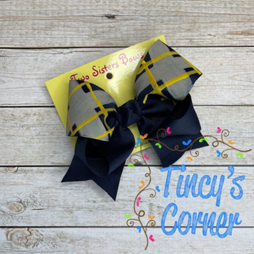 SHS Uniform Navy Hair Bow