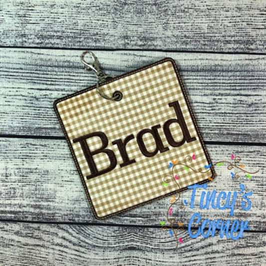 Square Bag Tag